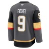 Vegas Golden Knights Dresy Fanatics Premium Jack Eichel 2024-25 Šedá Třetí - Pánské